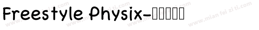 Freestyle Physix字体转换